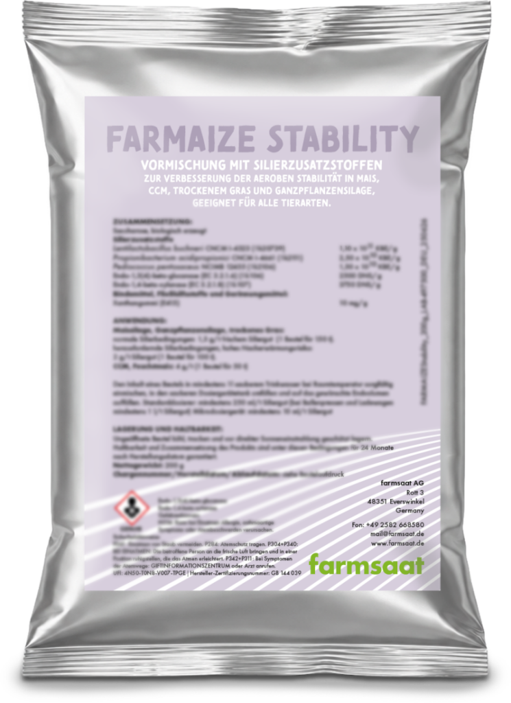 Beutel mit FARMAIZE STABILITY von farmsaat